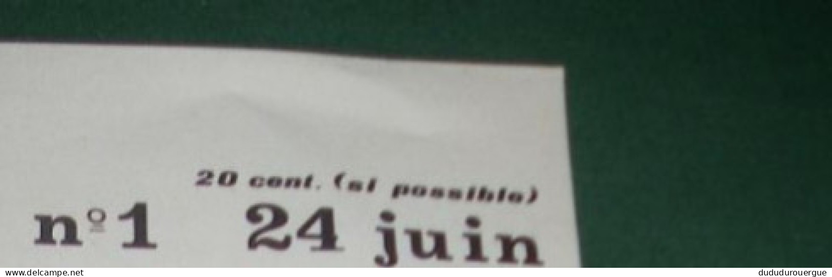 AGIR POUR VIVRE ! , JOURNAL DES SYNDICALISTES PROLETARIENS CGT DE RENAULT - CLEON : LE N ° 1 - 1950 - Today