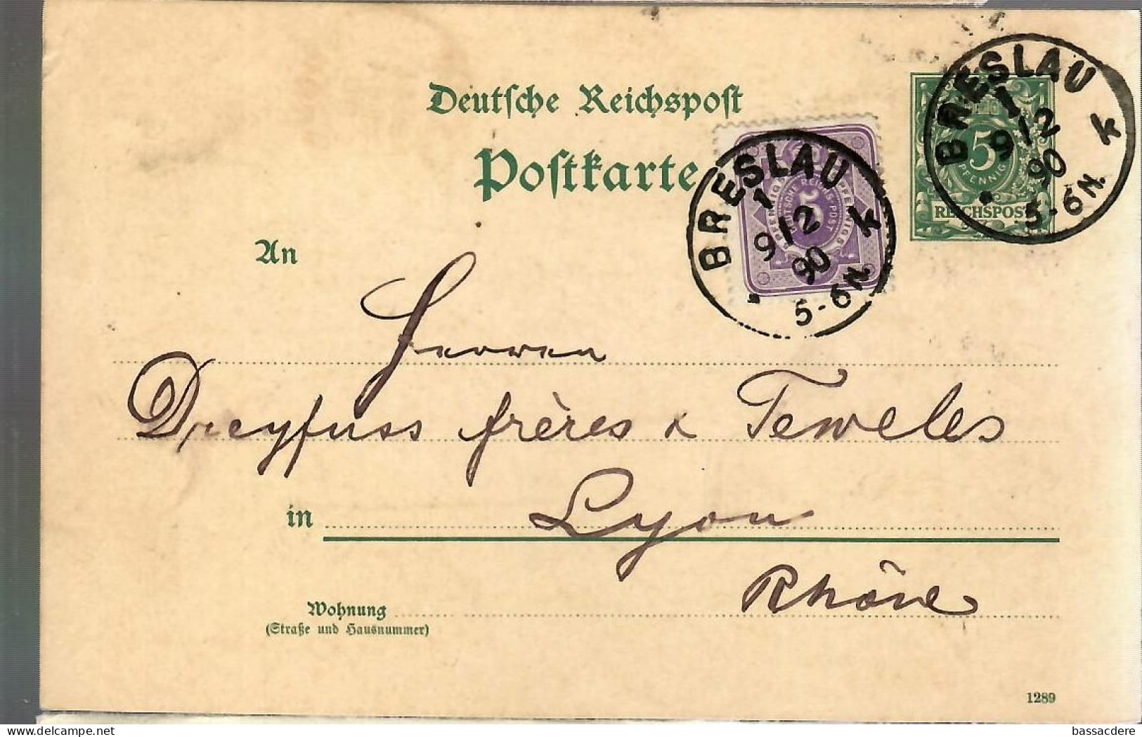 80236 -  De BRESLAU Pour La France - Cartes Postales