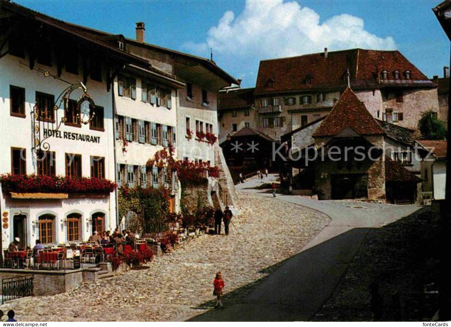 12764406 Gruyeres FR Hotel Restaurant  Gruyeres - Autres & Non Classés