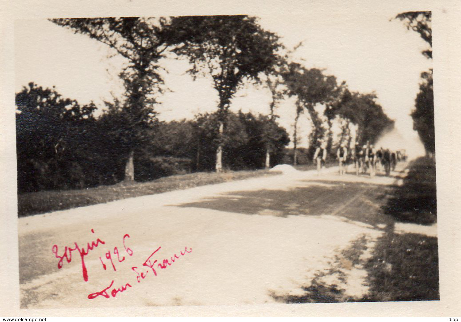 Photographie Photo Vintage Snapshot Tour De France Cyclisme  - Sports