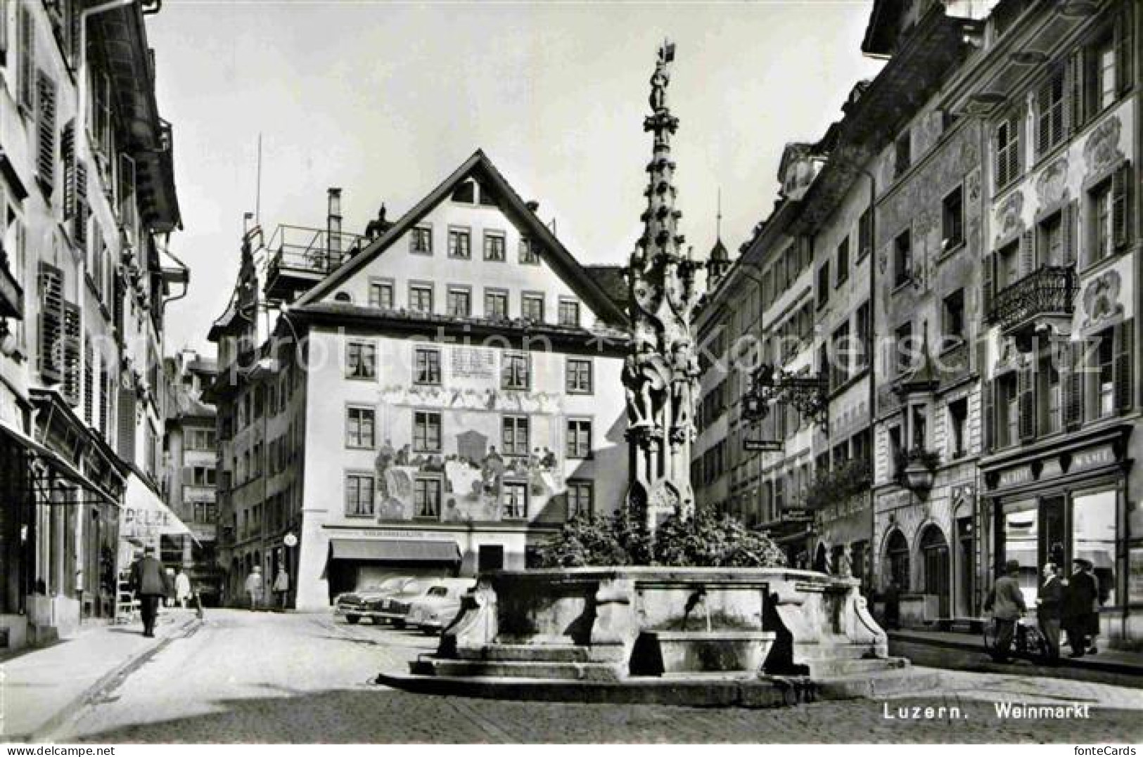 12758756 Luzern LU Weinmarkt Brunnen Luzern - Other & Unclassified