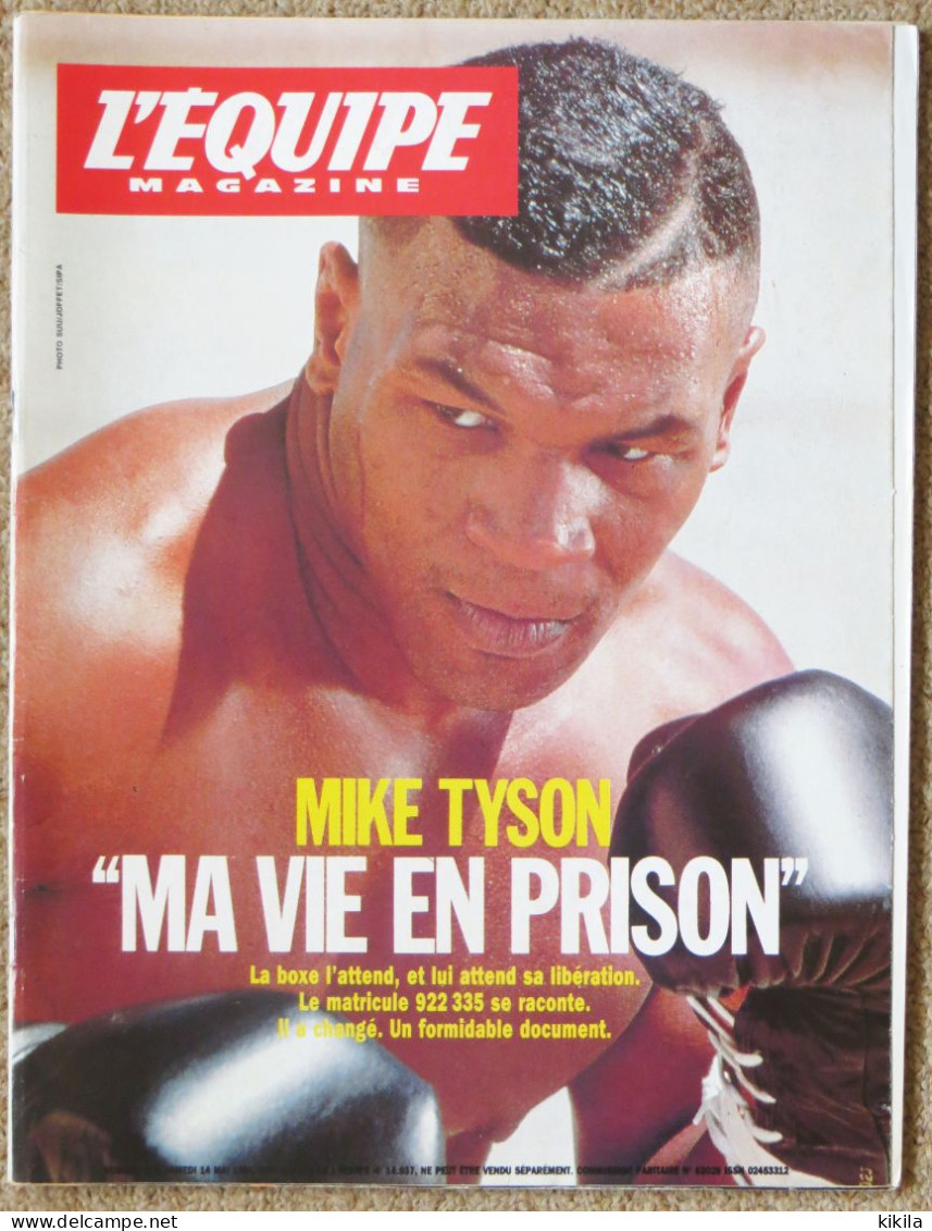 L'EQUIPE MAGAZINE N° 638 14 Mai 1994 Mike Tyson Ma Vie En Prison  Charles Barkley  Faustino Asprilla   Jean Luc Godard* - Sport