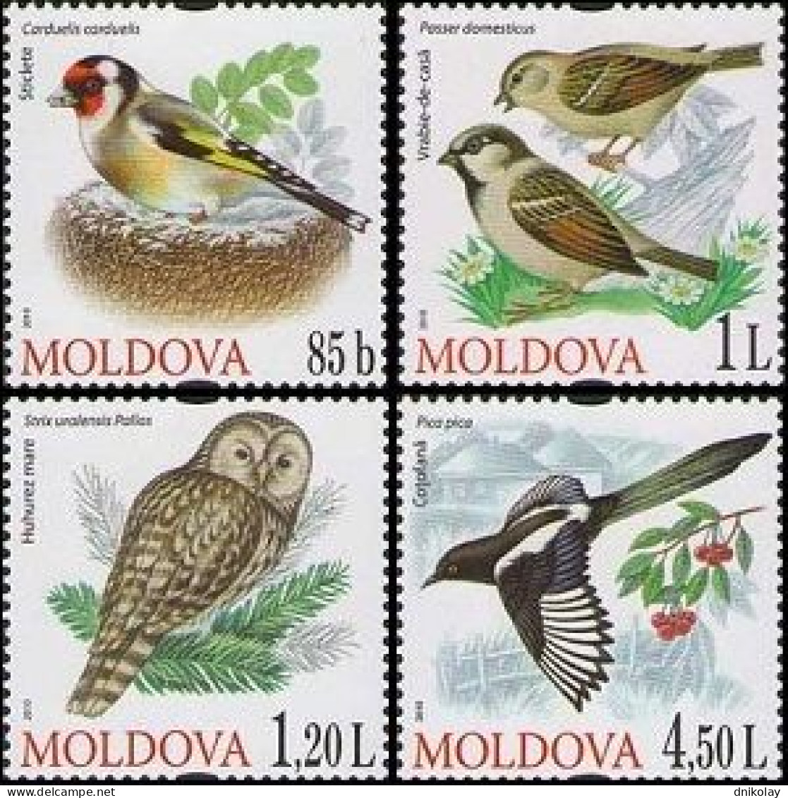 2010 708 Moldova Birds Columba Livia MNH - Moldova