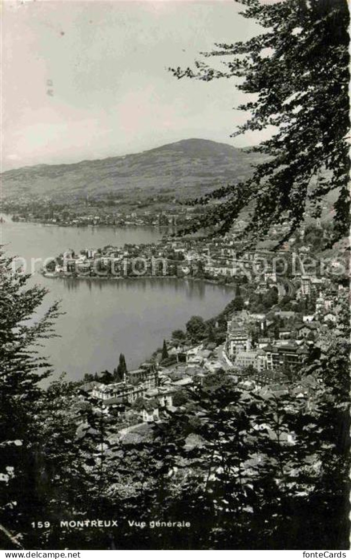 12735156 Montreux VD Vue Generale Lac Leman Genfersee Montreux - Otros & Sin Clasificación