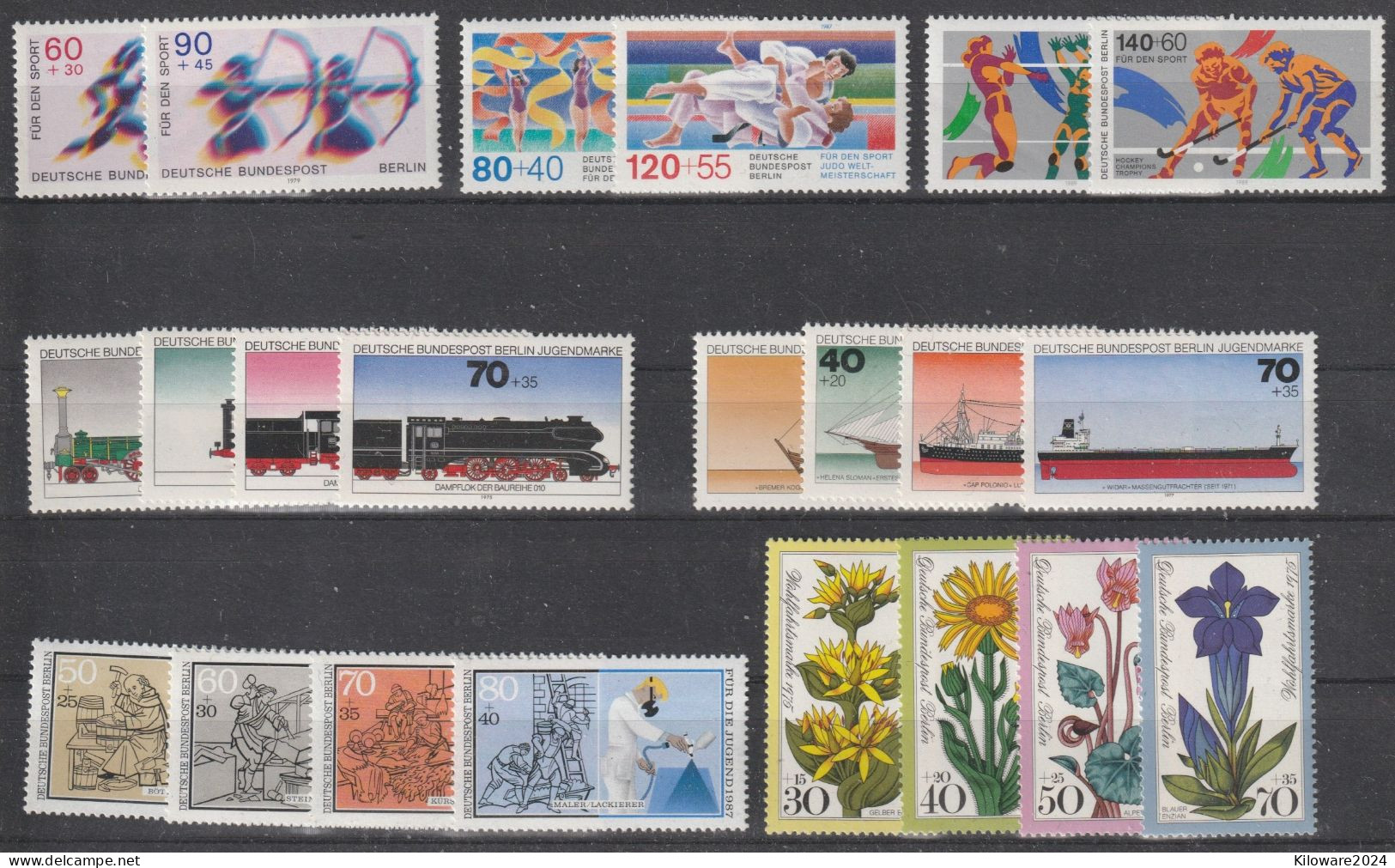Berlin Lot Mit Versch. Sondermarken Mit Zuschlag, Postfrisch.  (026) - Lots & Kiloware (mixtures) - Max. 999 Stamps