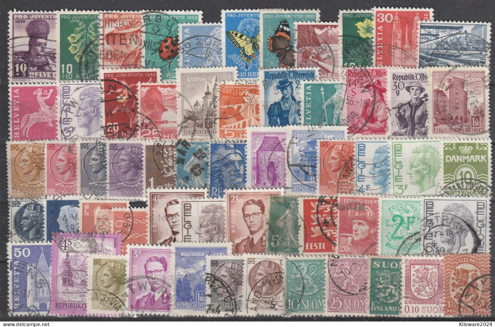 Europa: Lot Mit  Versch. Werten,  Gestempelt.  (028) - Lots & Kiloware (mixtures) - Max. 999 Stamps