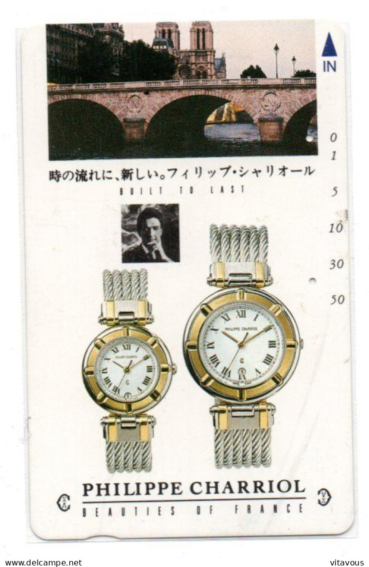 Montre Philippe CHARRIOL France Télécarte Japon Phonecard (K 364) - Giappone