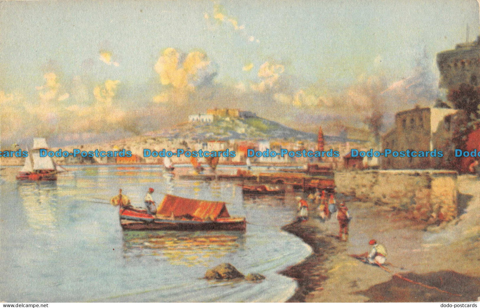 R051496 Napoli. Panorama Dal Mare. G. Carelli. A. Scrocchi - World