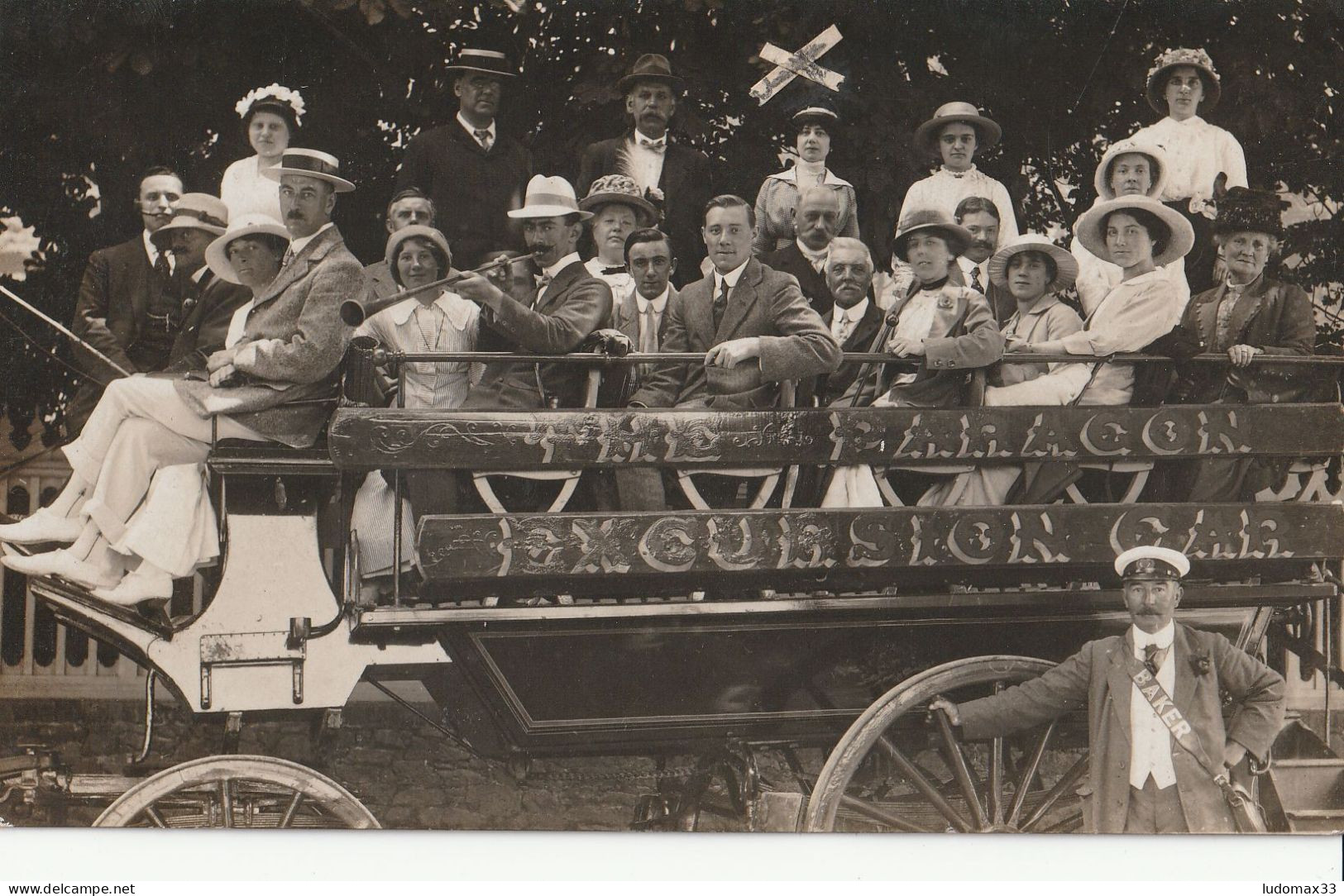 JERSEY  ATTELAGE VOITURE D'EXCURSION - Autres & Non Classés