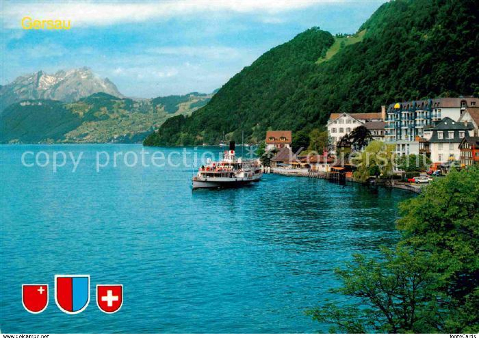 12723076 Gersau Vierwaldstaettersee Faehre Alpen Gersau - Other & Unclassified