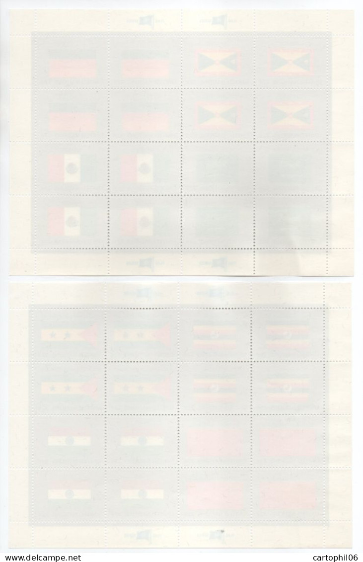 - NATIONS UNIES (Siège De New York) 4 Feuilles 440/55 Neufs ** MNH - Série Des DRAPEAUX 1985 (x4) - Cote 115,00 € - - Postzegels