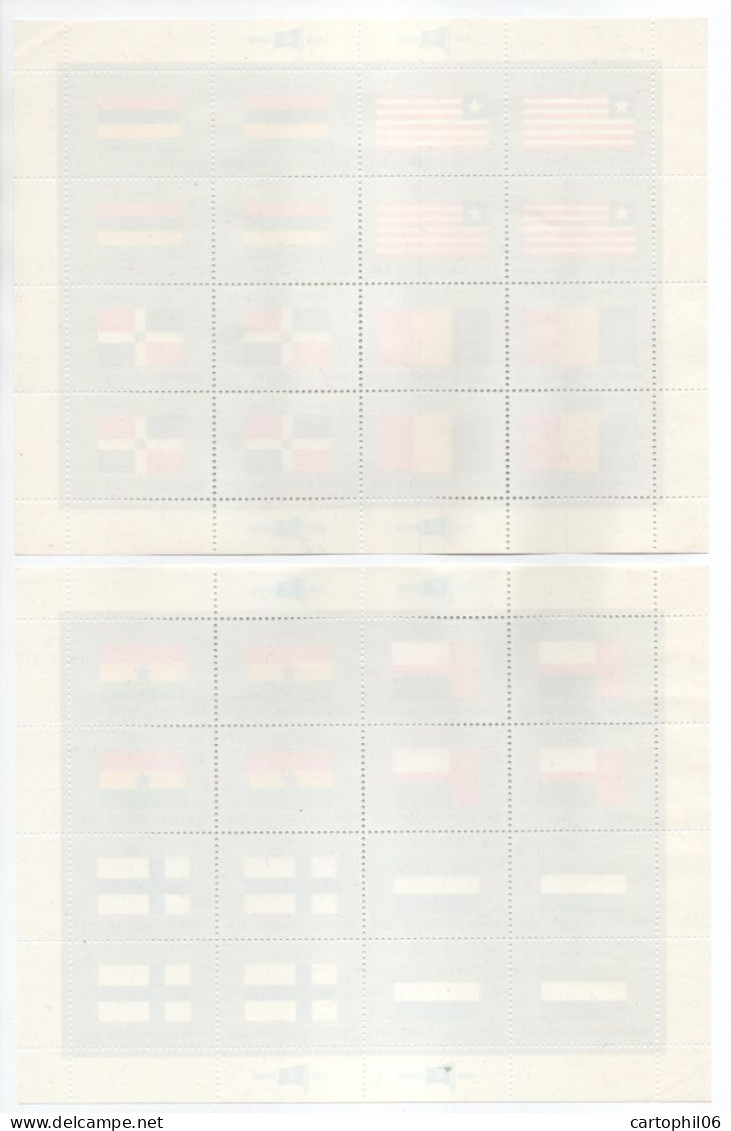 - NATIONS UNIES (Siège De New York) 4 Feuilles 440/55 Neufs ** MNH - Série Des DRAPEAUX 1985 (x4) - Cote 115,00 € - - Stamps