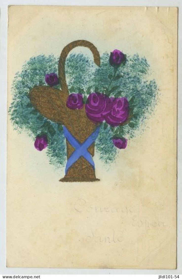 Lot 25 cartes fantaisie, thème Fleurs (lt9)