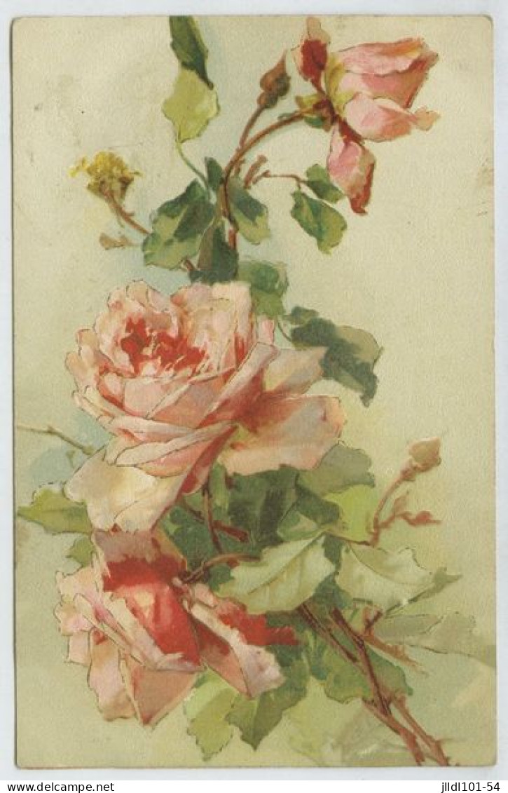 Lot 25 cartes fantaisie, thème Fleurs (lt9)