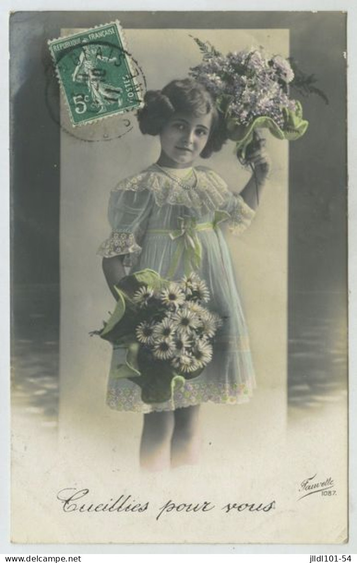 Lot 25 cartes fantaisie, thème Fleurs (lt9)