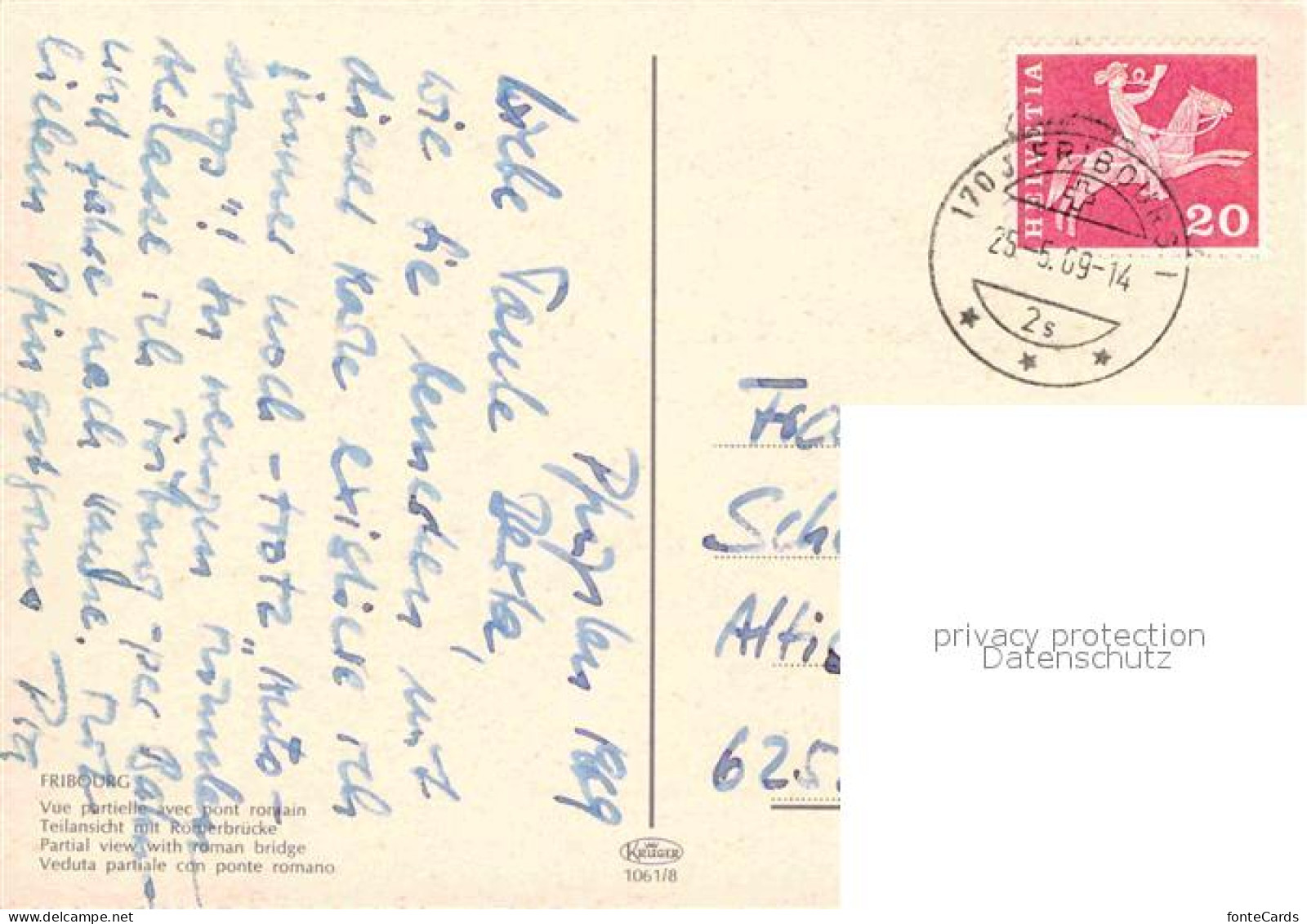 12719196 Fribourg FR Partie An Der Roemerbruecke Fribourg FR - Other & Unclassified