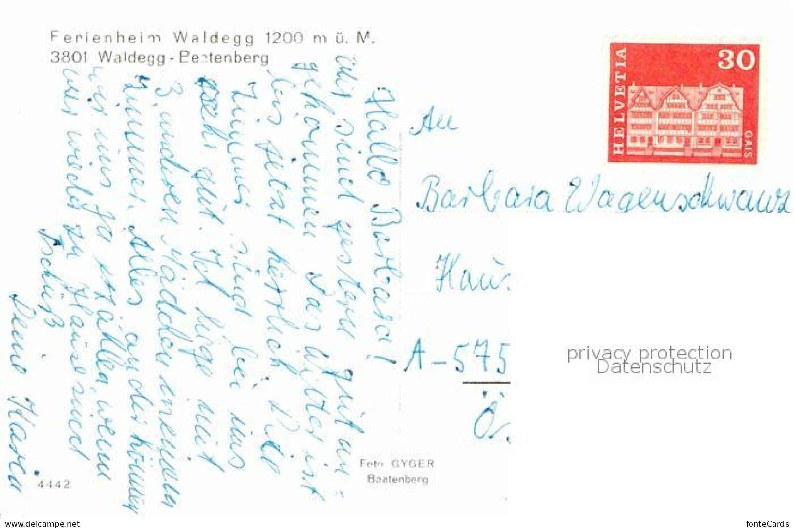 12712106 Waldegg Beatenberg Ferienheim Waldegg Waldegg Beatenberg - Autres & Non Classés
