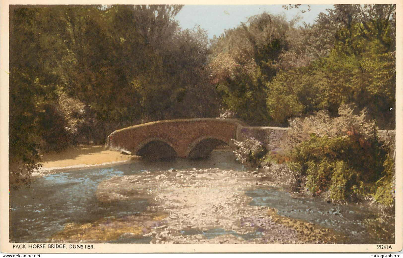 England Dunster Pack Horse Bridge - Autres & Non Classés