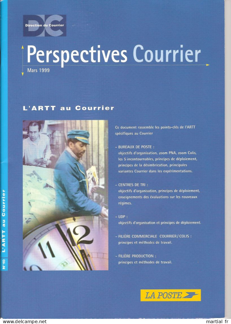 REVUE PERSPECTIVES L ARTT AU COURRIER BUREAU DE POSTE CTC UDP FILIERE COMMERCIALE PRODUCTION - Frans (vanaf 1941)
