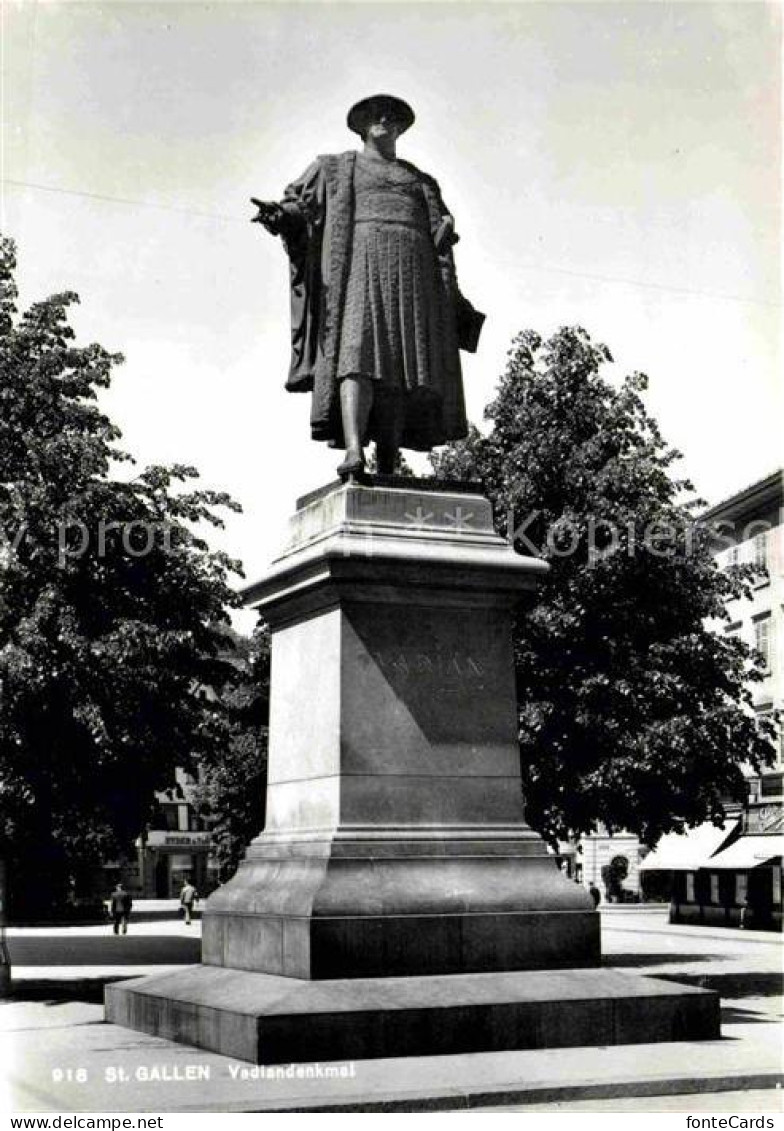 12707786 St Gallen SG Vadiandenkmal Statue St Gallen - Other & Unclassified