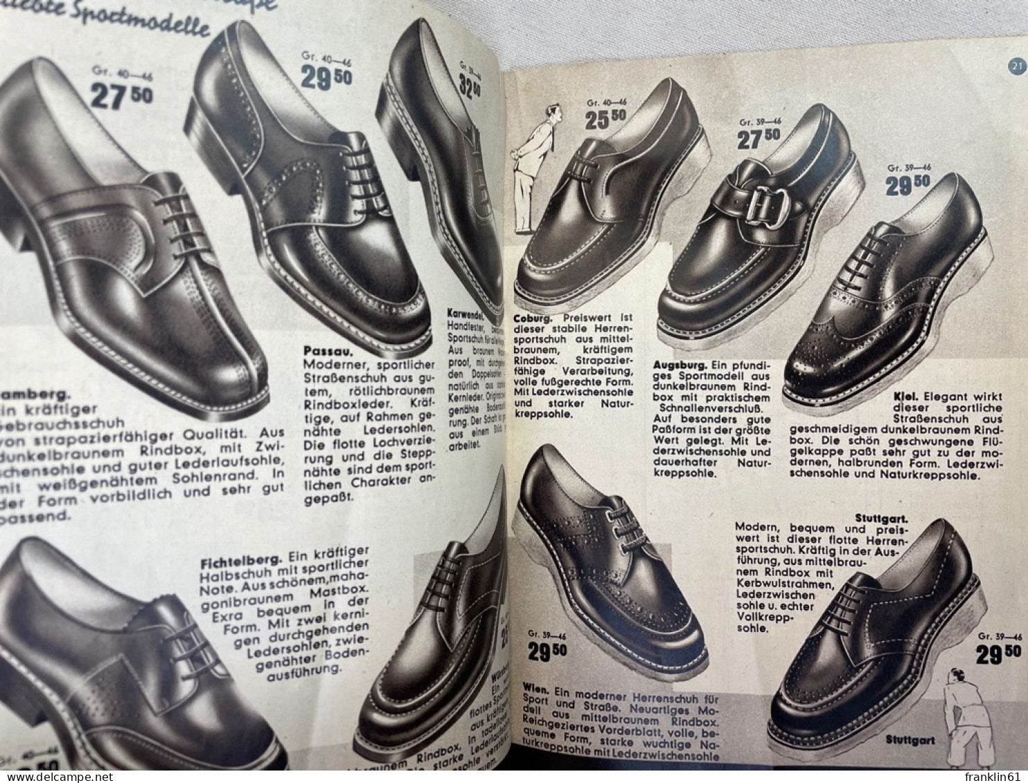 Verkaufskatalog Pöhlmann Schuhe Nürnberg 1950. Ihr Schuhberater.