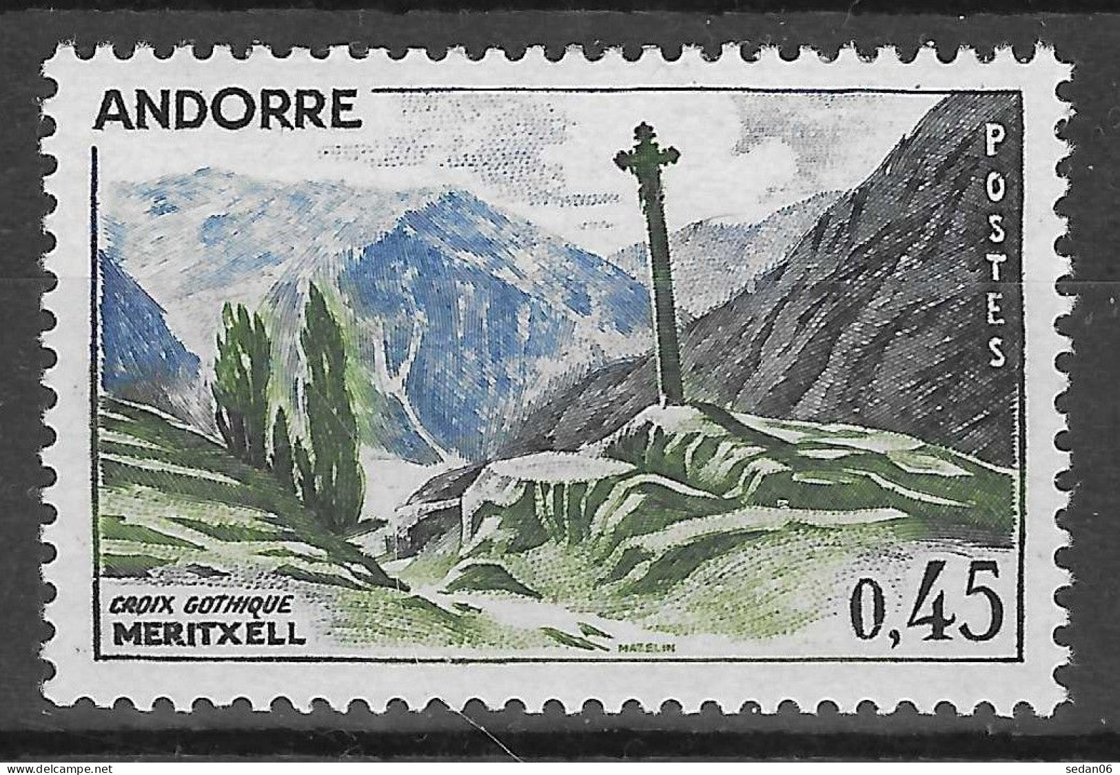 ANDORRE FRANCAIS N°160* - Cote 28.00 € - Unused Stamps