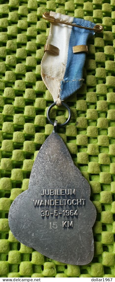 Medaile   :  K.N.G.V. Turnkring Groningen 30-5-1964 / 15 Km.  -  Original Foto  !!  Medallion  Dutch - Andere & Zonder Classificatie