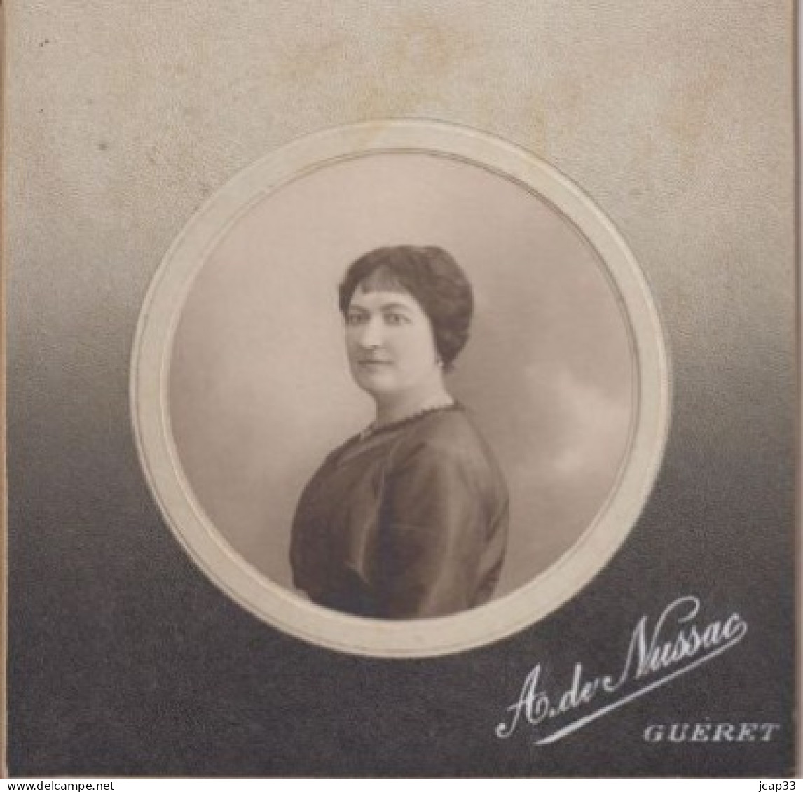 23 GUERET  -  PHOTO A. DE NUSSAC  -  Marguerite BERTRAND En Mai 1914  - - Personnes Identifiées