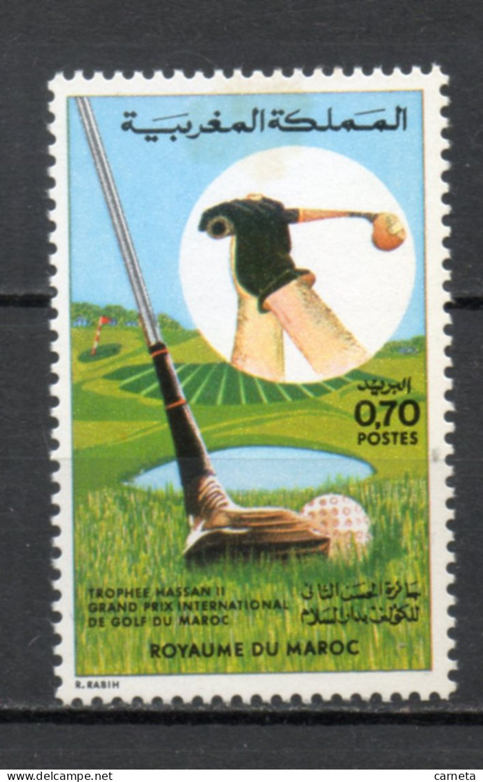 MAROC N°  695   NEUF SANS CHARNIERE  COTE  1.70€     GOLF SPORT - Marokko (1956-...)