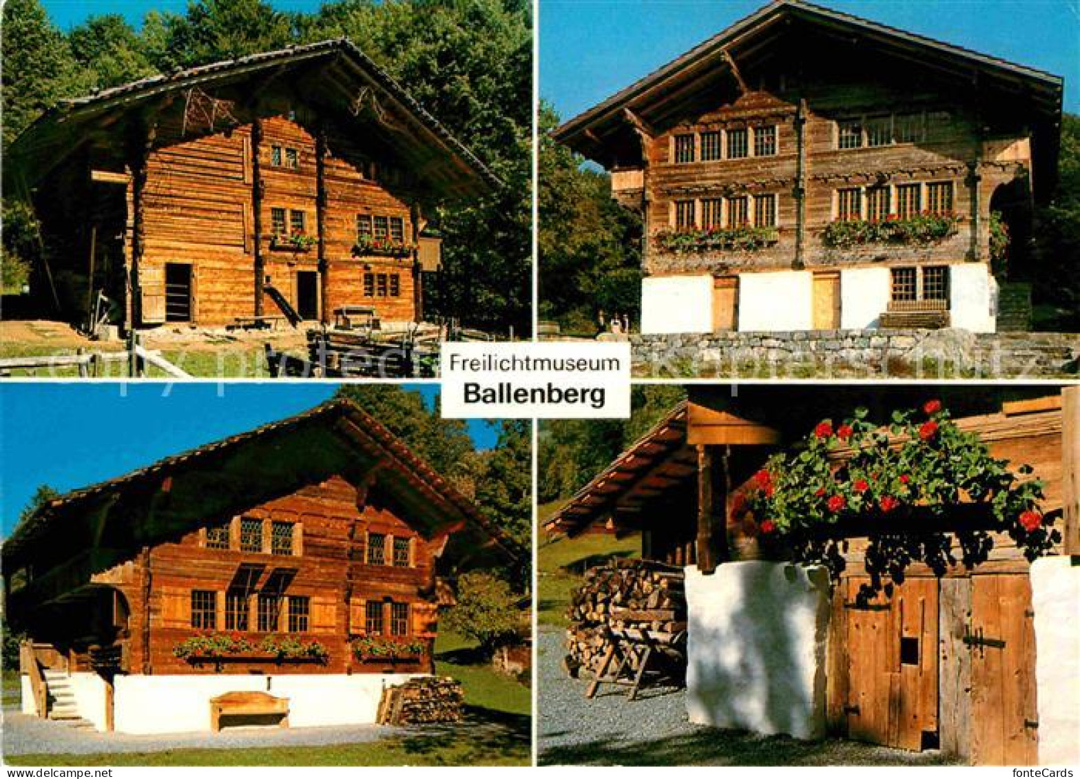 12677366 Amriswil TG Freilichtmuseum Ballenberg Alte Haeuser Von Adelboden Brien - Altri & Non Classificati