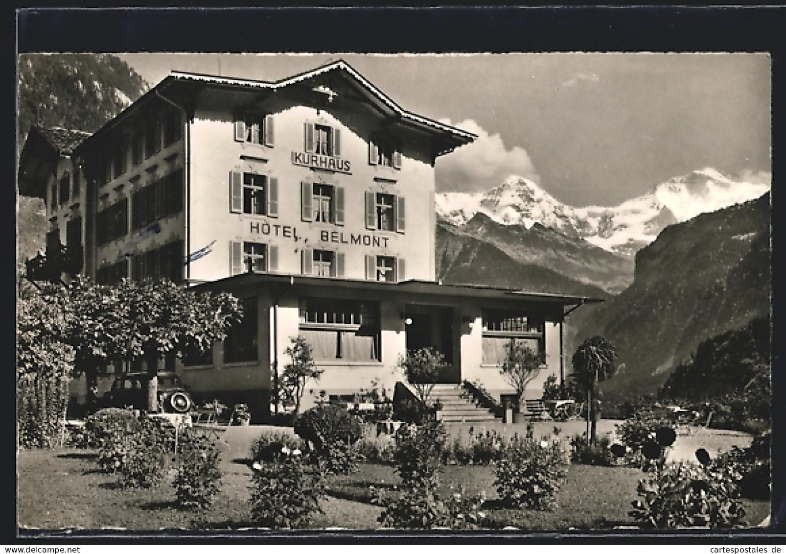 AK Wilderswil /Interlaken, Hotel Kurhaus Belmont, Mönch U. Jungfrau  - Wilderswil
