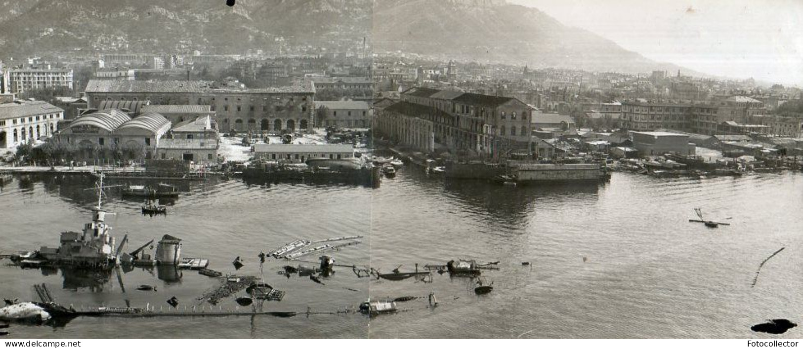 Guerre 39 45 : Port De Toulon N°2 Circa 1945 - Places