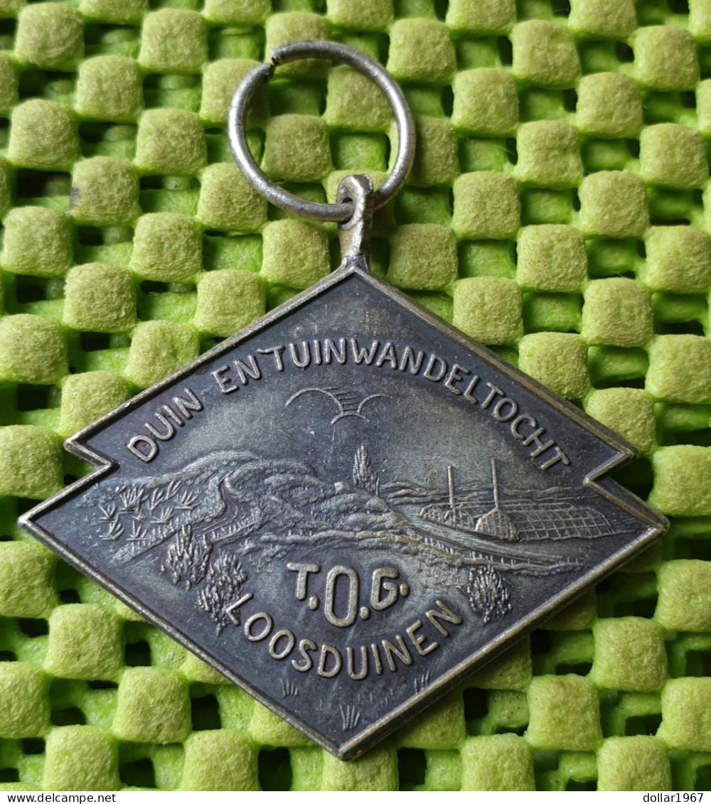 Medaile   :  Duin En Tuinwandeltocht T.O.G Loosduinen  -  Original Foto  !!  Medallion  Dutch - Sonstige & Ohne Zuordnung