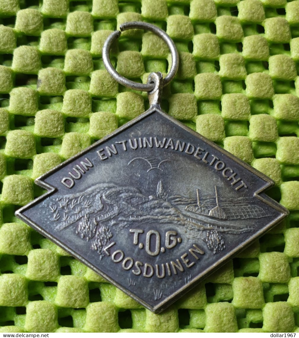 Medaile   :  Duin En Tuinwandeltocht T.O.G Loosduinen  -  Original Foto  !!  Medallion  Dutch - Otros & Sin Clasificación
