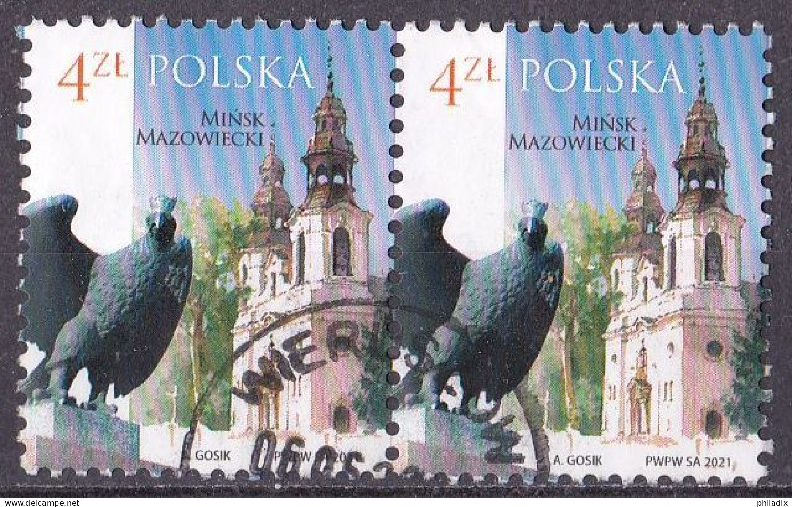 Polen Marke Von 2021 O/used (A5-13) - Used Stamps