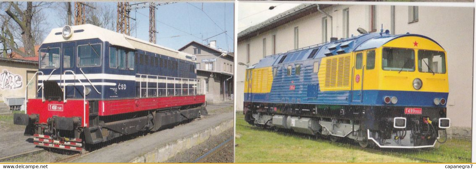 2 Calendars Locomotives, Czech Rep, 2018 - Kleinformat : 2001-...