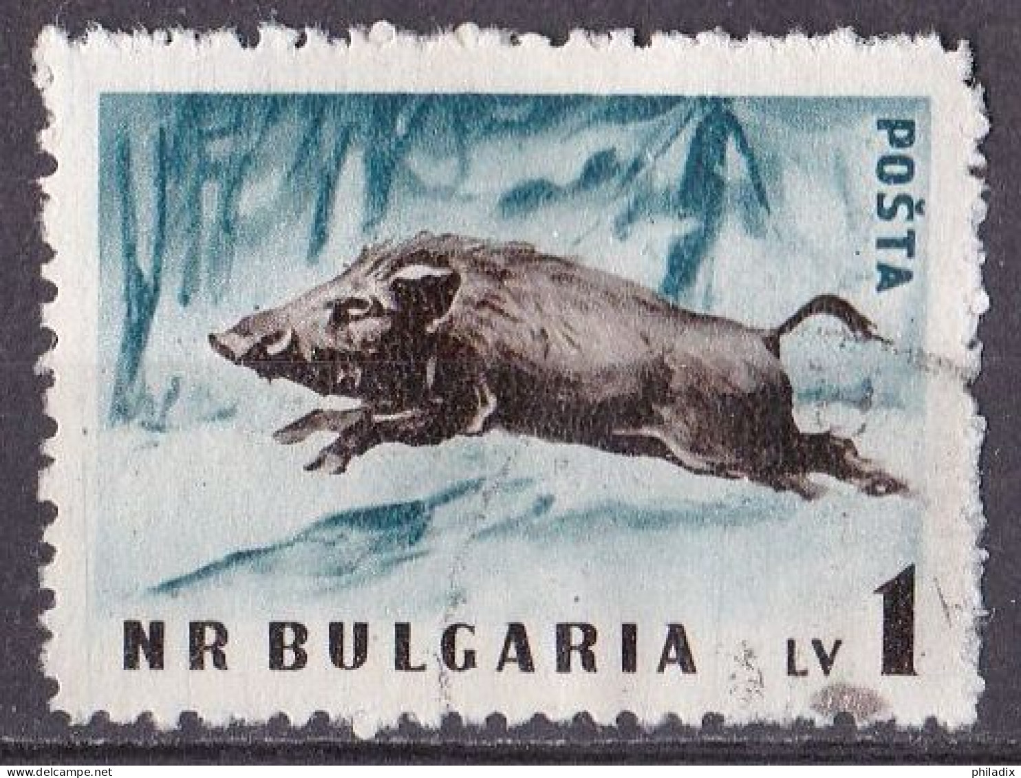 Bulgarien Marke Von 1958 O/used (A5-13) - Oblitérés