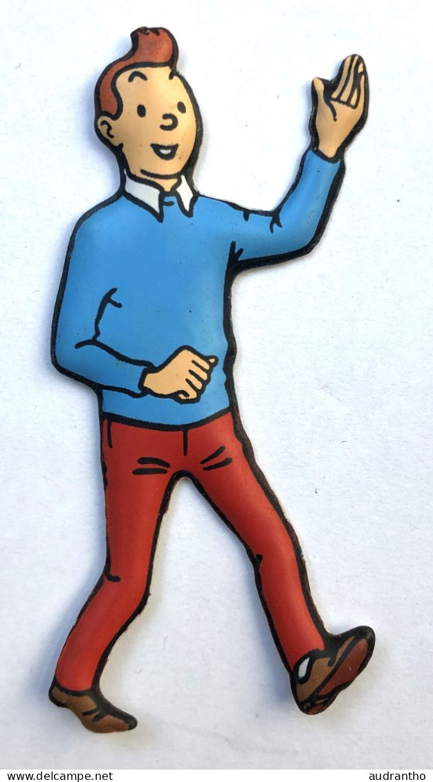 Figurine N°2 De 1981 - TINTIN - Tintin Et Milou - Mini-berlingots Nestlé - Lombard Hergé - Little Figures - Plastic