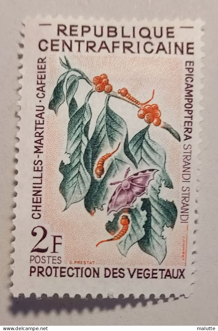 Centrafricaine YT 55 * Fleur - Central African Republic