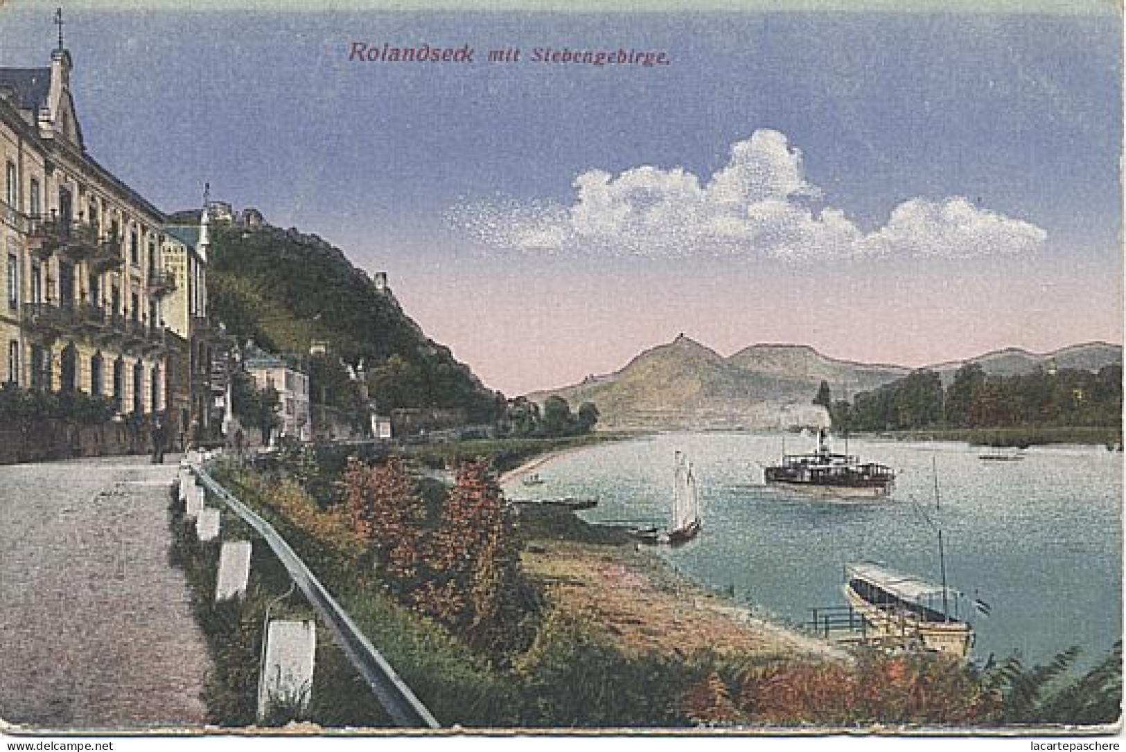 E1079 ROLANDSECK MITT STEBENGEBIRGE - Remagen