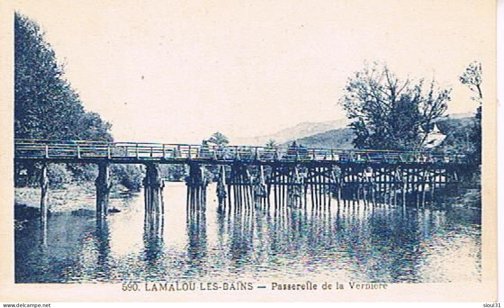 34   LAMALOU LES BAINS PASSERELLE DE LA  VERNIERE - Lamalou Les Bains