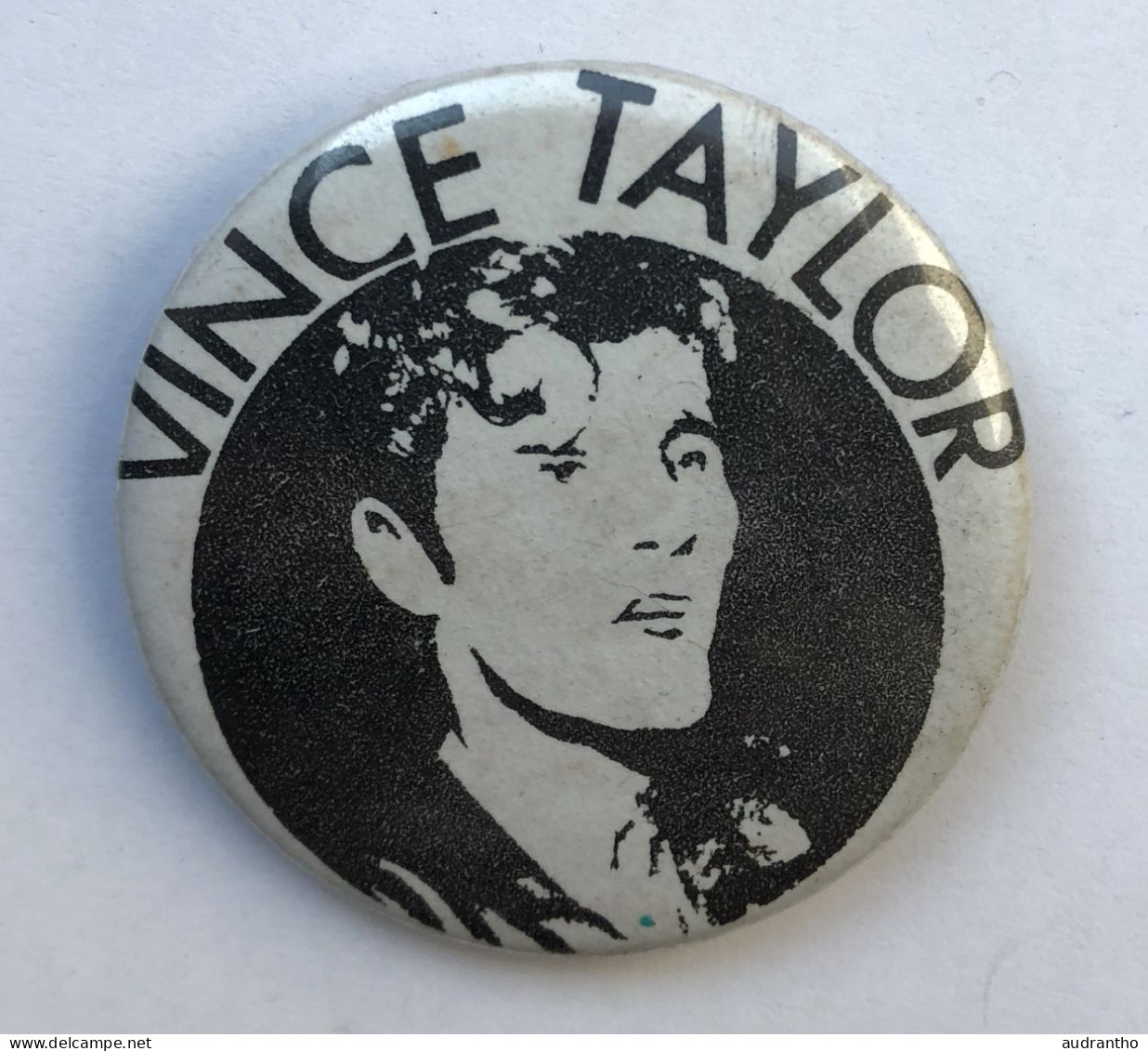 Badge Vintage - Chanteur Vince Taylor - Objetos Derivados