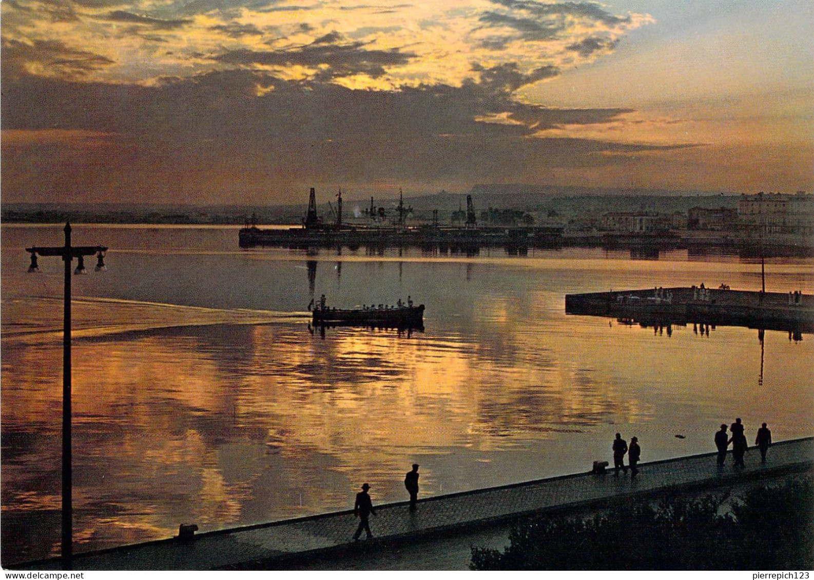 Syracuse - Coucher Du Soleil Au Grand Port - Siracusa