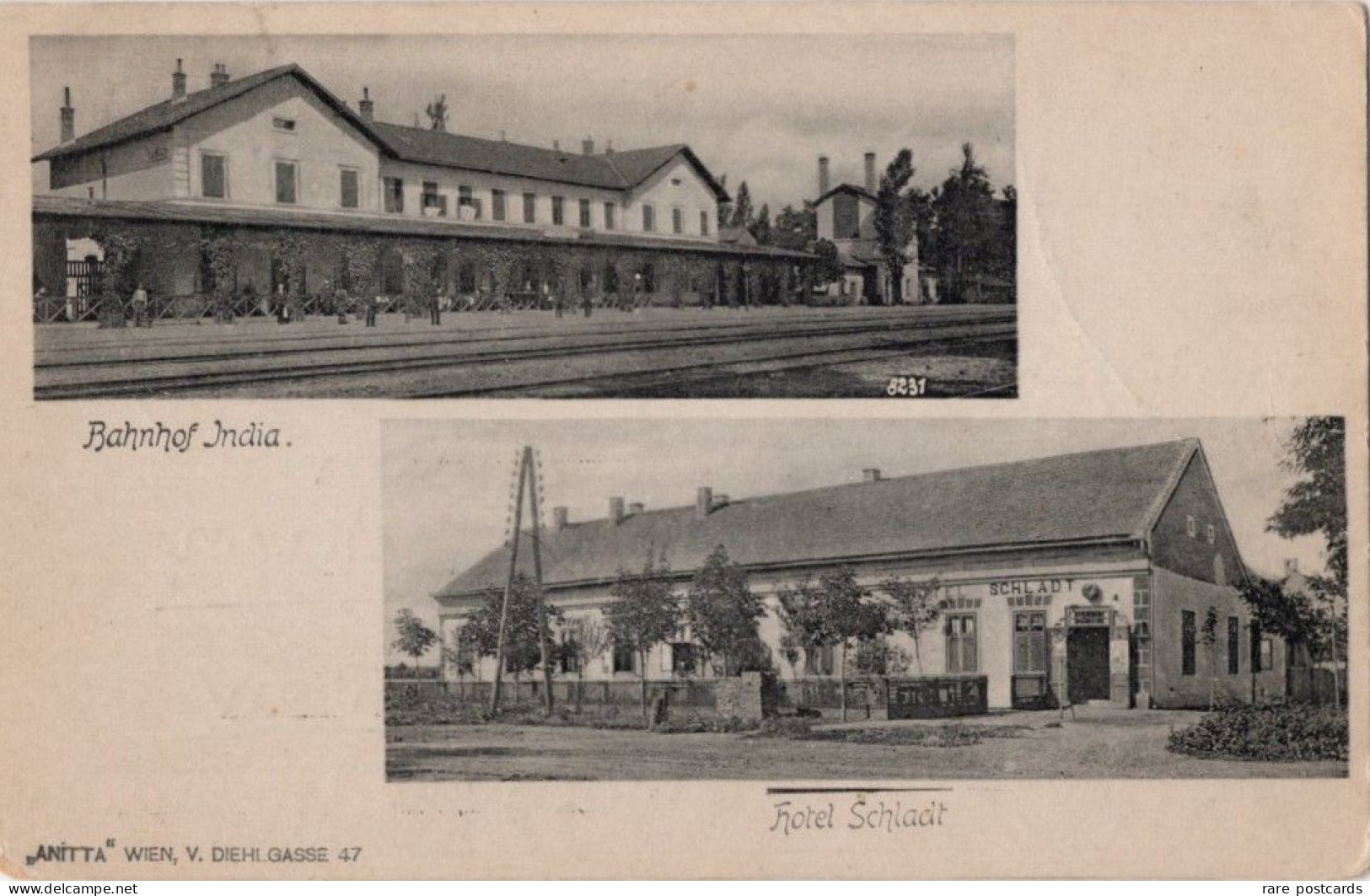 Indjija Cca 1905. - Railway Train - Serbie