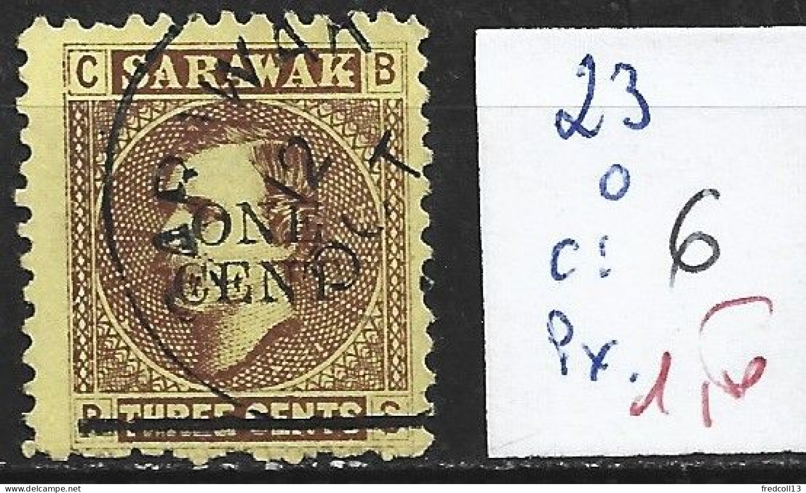 SARAWAK 23 Oblitéré Côte 6 € - Sarawak (...-1963)