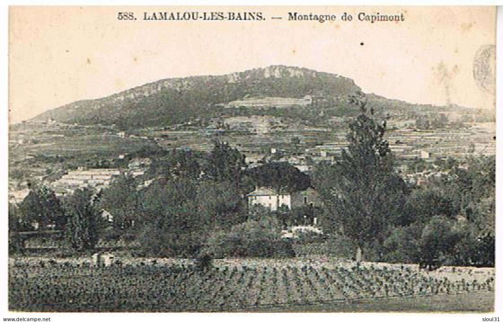 34   LAMALOU LES BAINS      MONTAGNE DE CAPIMONT - Lamalou Les Bains