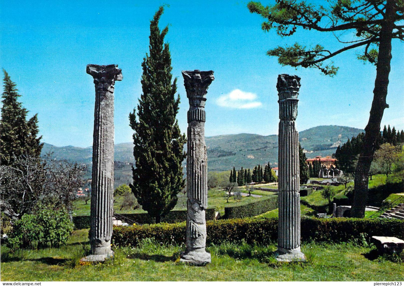 Fiesole - Restes De Colonnes Du Théâtre Romain - Andere & Zonder Classificatie