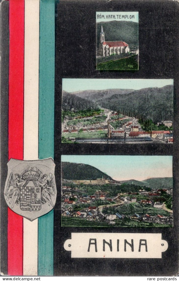 Anina 1908 - Art With Flag - Banat - Caras Severin - Roemenië