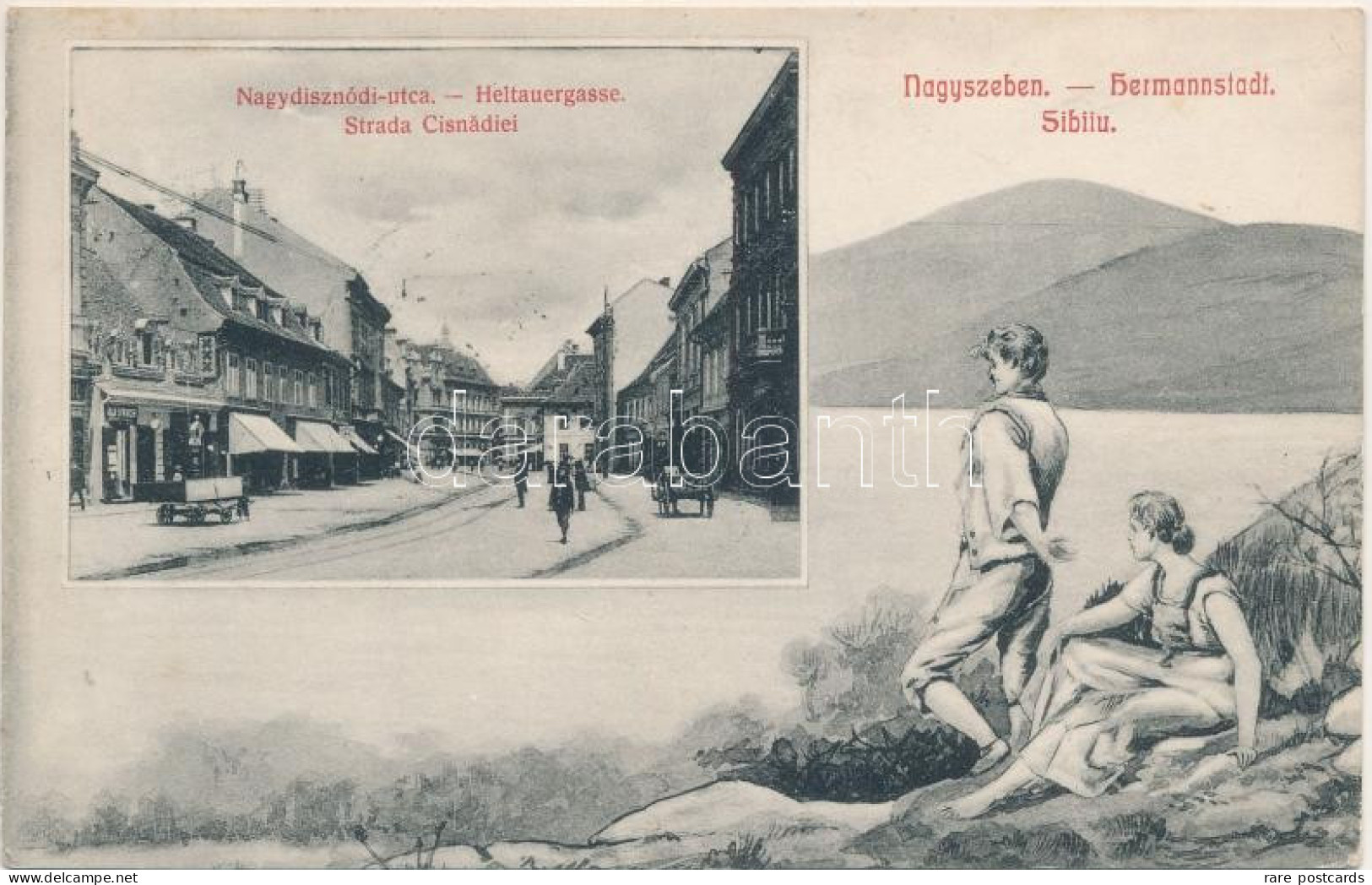 Sibiu 1910 - Art Litho - Rumänien