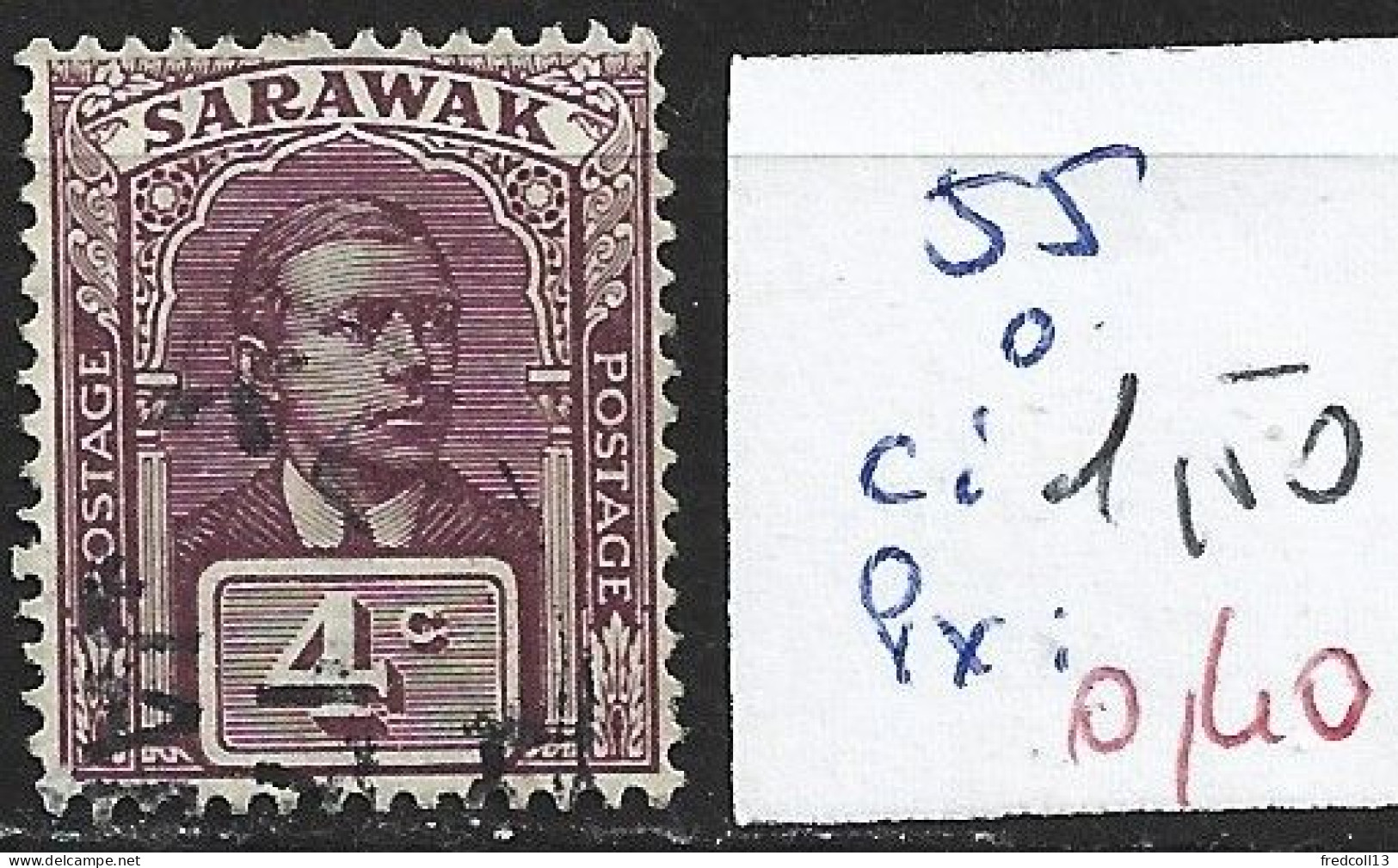 SARAWAK 55 Oblitéré Côte 1.50 € - Sarawak (...-1963)